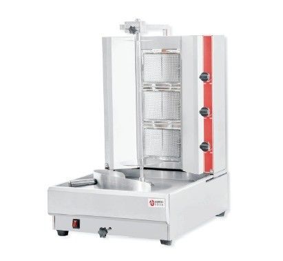 Kommerzielle elektrische Shawarma-Maschine mit Edelstahl-Körper und 220-240V-Leistung