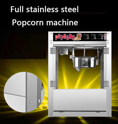 CE zugelassene tragbare Popcorn-Maschine aus Edelstahl zur Herstellung von 10 kg Popcorn-Snacks