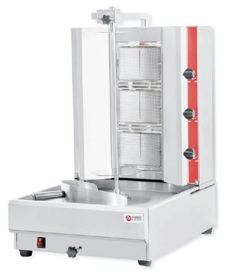 20000 Kapazität Gas 4-Brenner Doner Maschine für Kebab-Restaurants