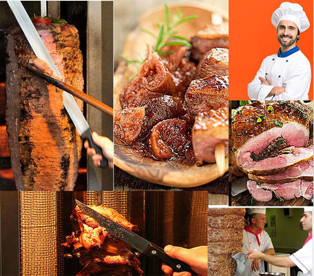 Gasspannung Edelstahl Doner Kebab Grillmaschine für Restaurant Shawarma Toaster