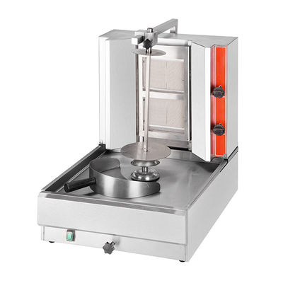 Gasspannung Edelstahl Doner Kebab Grillmaschine für Restaurant Shawarma Toaster