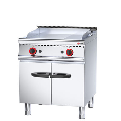 Restaurant Grill 700*700*850 70 mm Freistehender Gasgrill mit Schrank