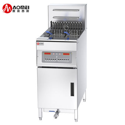 FEF-101 Industrieller elektrischer Tiefbrater aus Edelstahl mit Computer und Ölfilter