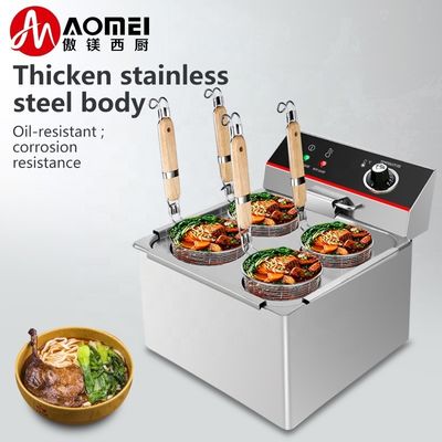 Genaue Temperaturkontrolle Probe Elektrische kommerzielle Pasta Kocher für die Küche 3,5kW