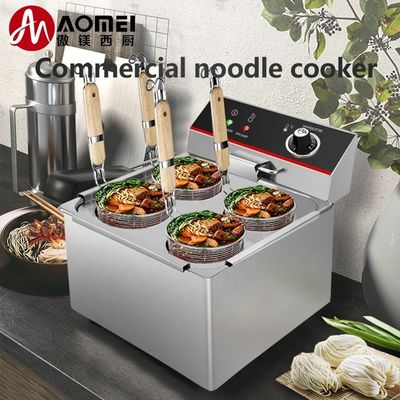Genaue Temperaturkontrolle Probe Elektrische kommerzielle Pasta Kocher für die Küche 3,5kW