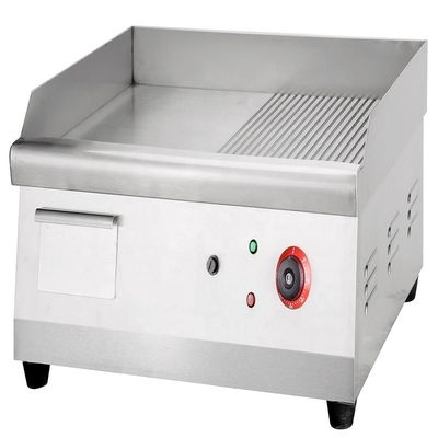 2.5KW elektrischer Kontaktgrill für Edelstahl Halbgrill