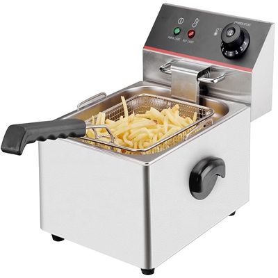 Elektrische Heizröhre 6L aus Edelstahl Frittiermaschine