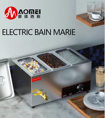 Kommerzielle Edelstahl Suppe Bain Marie Nahrungsmittelwärmer für Hotel Restaurant Buffet