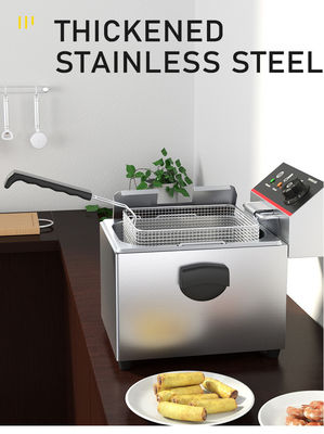 Elektrische Heizröhre 6L aus Edelstahl Frittiermaschine