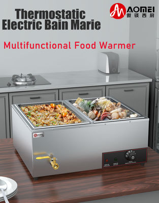 Kommerzielle Edelstahl Suppe Bain Marie Nahrungsmittelwärmer für Hotel Restaurant Buffet