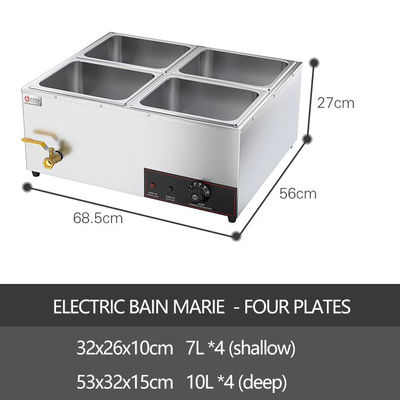 Edelstahl Buffet Heizung Bain Marie für Restaurants Servieren Chafing Geschirr Catering