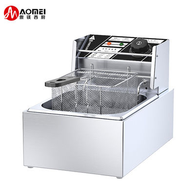 Profi-Elektrische Tiefbrater 1 Tank 1 Korb 220V/110V Spannung für gewerbliche