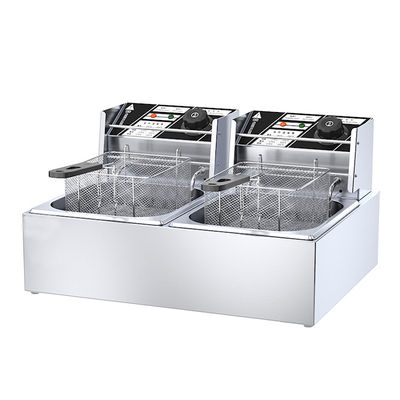 Profi-Elektrische Tiefbrater 1 Tank 1 Korb 220V/110V Spannung für gewerbliche