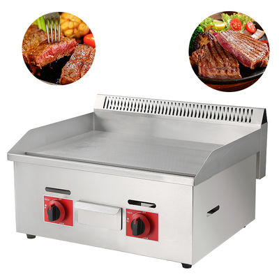 Silber-Weiß-Industrial-Hotel-Gasgrill-Serie 720 für kommerzielle Küchengeräte