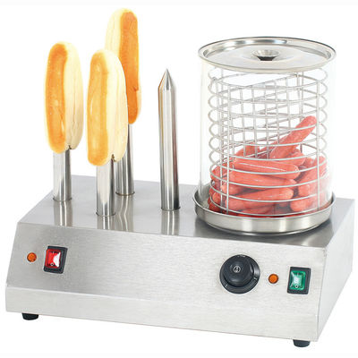 HD-TW Hot Dog-Dampfer mit Bun Warmer, vertrieben von Lebensmittel- und Getränkefabriken