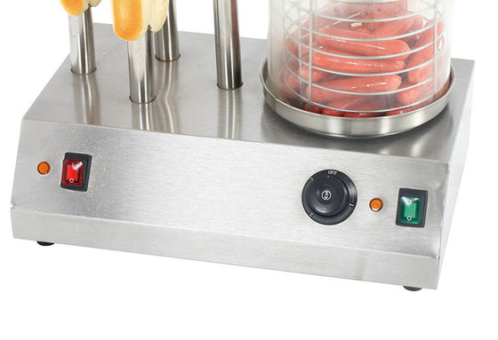 HD-TW Hot Dog-Dampfer mit Bun Warmer, vertrieben von Lebensmittel- und Getränkefabriken
