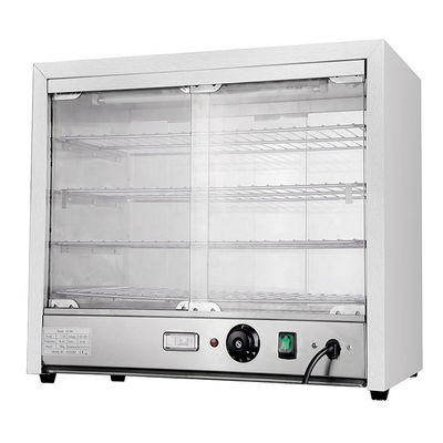 1.5kw Silber Weiß Kücheneinrichtungen Handelsbuffet Essen Warmer Display Schaufenster