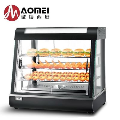 1.5kw Silber Weiß Kücheneinrichtungen Handelsbuffet Essen Warmer Display Schaufenster