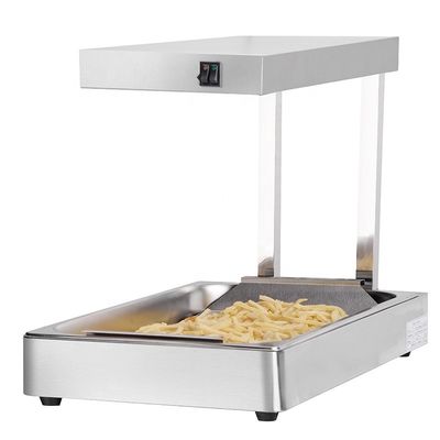 330x565x490mm Edelstahl Frittenwärmer für 220V-240V Temperaturregelung