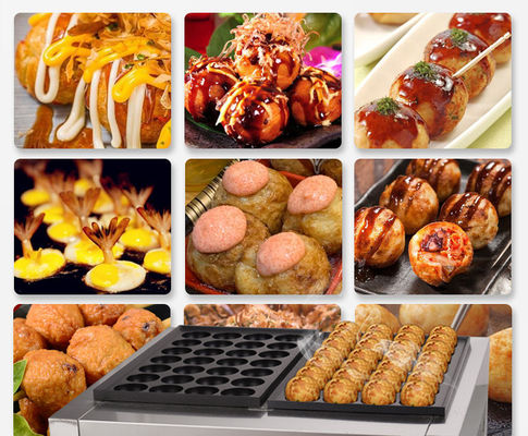 Videotechnische Unterstützung nach dem Service für 6KW elektrische Takoyaki-Pelletgrillgeräte