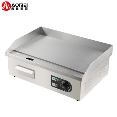 8 mm Dicke Edelstahl Gas-Bbq Flachplatten-Gasgrill für Küchengeräte