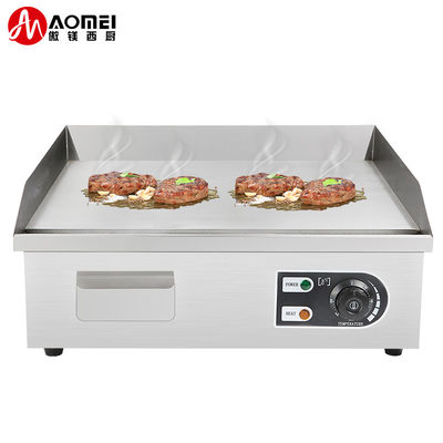 8 mm Dicke Edelstahl Gas-Bbq Flachplatten-Gasgrill für Küchengeräte