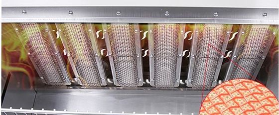 6 Brenner Gas Infrarot Salamander Grill Ofen Lift für die Lebensmittelindustrie