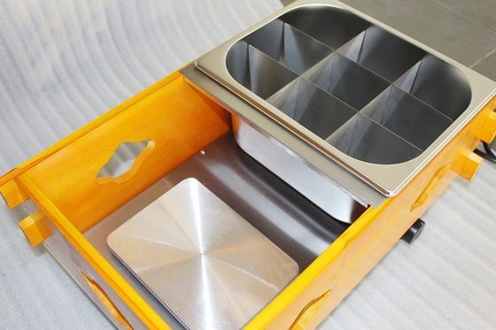 Edelstahl Ofen Kochofen 2 Behälter 18 Gitter Holz Umgebung