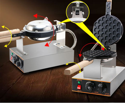 220V kommerzieller elektrischer Waffelfabrikator für Hong Kong-artige belgische Eierwaffeln