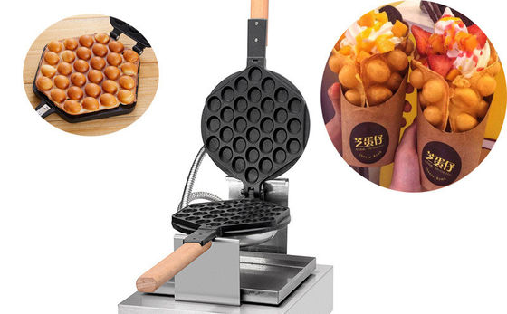 220V kommerzieller elektrischer Waffelfabrikator für Hong Kong-artige belgische Eierwaffeln