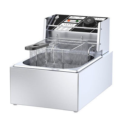 Hot Dog Fast Food 12L Fritter mit 2,5 2,5KW Stromquelle und 2 Körben