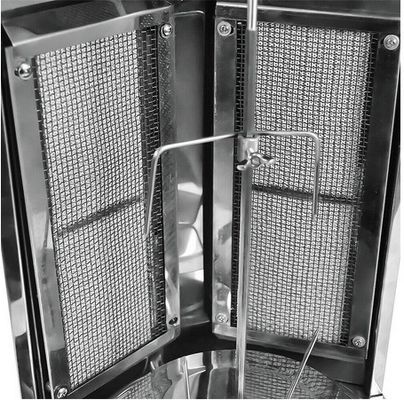 23 KG automatische automatische Gas-Shawarma-Maschine für das schnelle Schneiden von Doner und Kebab