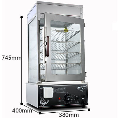 Energieeinsparende Funktion Elektrische Speisenanzeige Warmer Dimsum Dampfmaschine