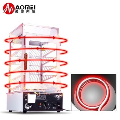 Energieeinsparende Funktion Elektrische Speisenanzeige Warmer Dimsum Dampfmaschine