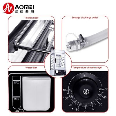 Energieeinsparende Funktion Elektrische Speisenanzeige Warmer Dimsum Dampfmaschine