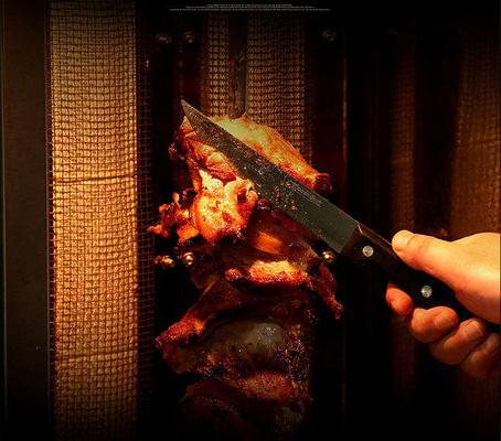 Automatische Grade Automatische Shawarma Grill Doner Kebab Maschine für Hotels und Restaurants