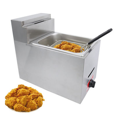 Kontinuierliche 6L-Mini-LPG-Gas-Tieftreibmaschine zur Zubereitung von Frittieren auf dem Tisch