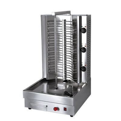 3 Brenner Automatische Hühner Doner Kebab Shawarma Grill Ausrüstung Maschine mit Broilern