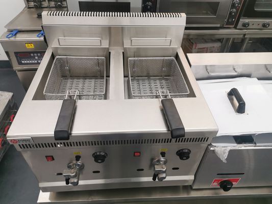 18L-Gasfriture mit 2 Behältern und 2 Körben