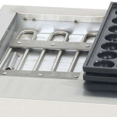220V elektrische Takoyaki-Maschine zum Kochen von Krakenkugeln auf Fischpellets Grill