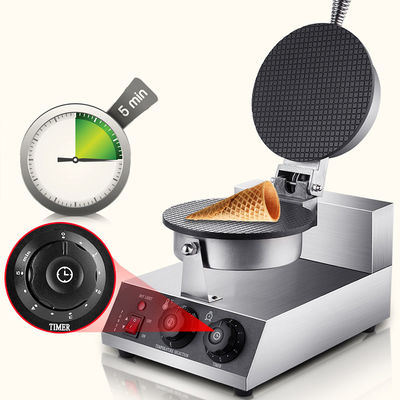 1.2W Einstellbarer Thermostat Elektrischer Eiscreme-Kegel Bäcker Waffel-Kegel-Hersteller für kommerzielle