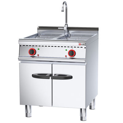 Vertikal 80L Edelstahl-Gas-Neigungspfanne/Bratt-Pfanne für gewerbliche Küche
