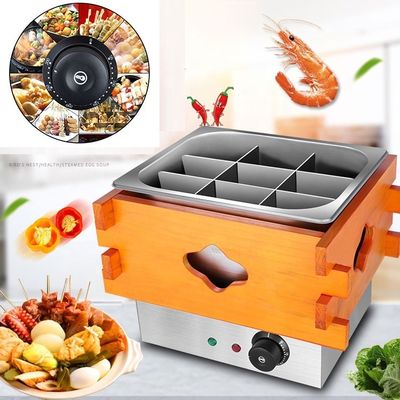 Oden-Maschine Kanto-Kochmaschine Elektro-Edelstahl für den Einzelhandel