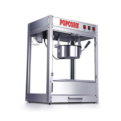 Schnelle und einfache Produktion von Popcorn mit Schnellwärmetechnologie Edelstahlmaschine