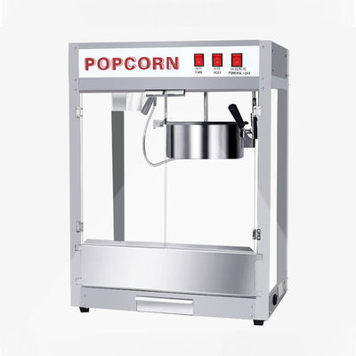 Schnelle und einfache Produktion von Popcorn mit Schnellwärmetechnologie Edelstahlmaschine