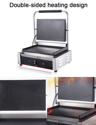Hotel Küche Edelstahl Grill Tür Design Multi-Cooker Doppelseitig Kontakt Grill 220V