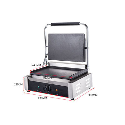 Hotel Küche Edelstahl Grill Tür Design Multi-Cooker Doppelseitig Kontakt Grill 220V