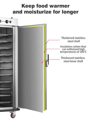 Edelstahl-Buffet-Wärmer für die Gastronomie 220V/50HZ/1Ph