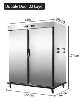 Edelstahl-Buffet-Wärmer für die Gastronomie 220V/50HZ/1Ph