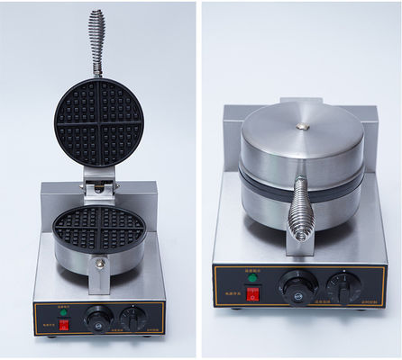 Nichtklebende kommerzielle Waffelmaschine für einzelne belgische Waffeln 250*320*195mm